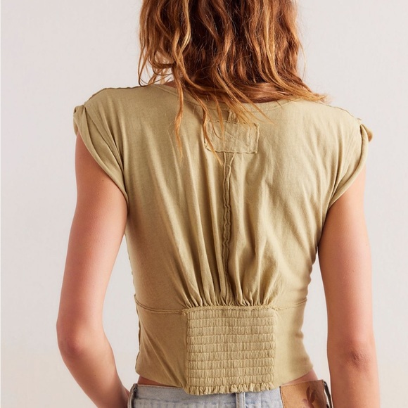 Free people Ivy Tee (dried aloe) - Picture 2 of 6